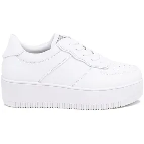 Queen Helena Donna Platform White Sneakers