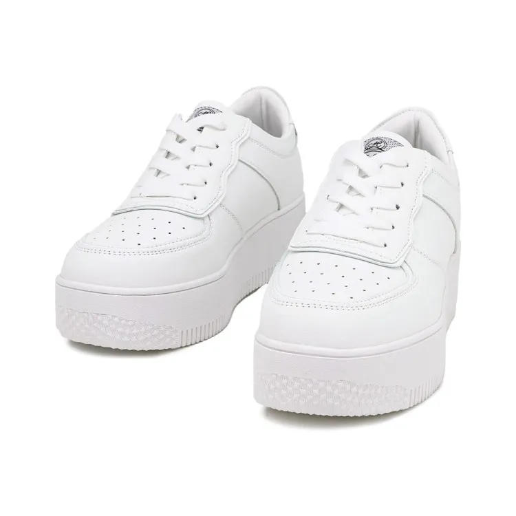 Queen Helena Donna Platform White Sneakers