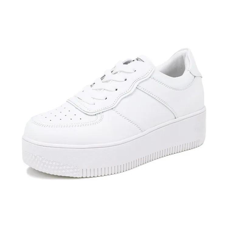 Queen Helena Donna Platform White Sneakers