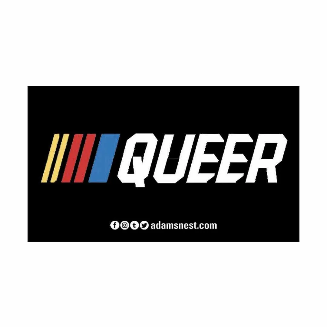 Black Rectangle Sticker for The Trevor Project LGBTQ+ Support