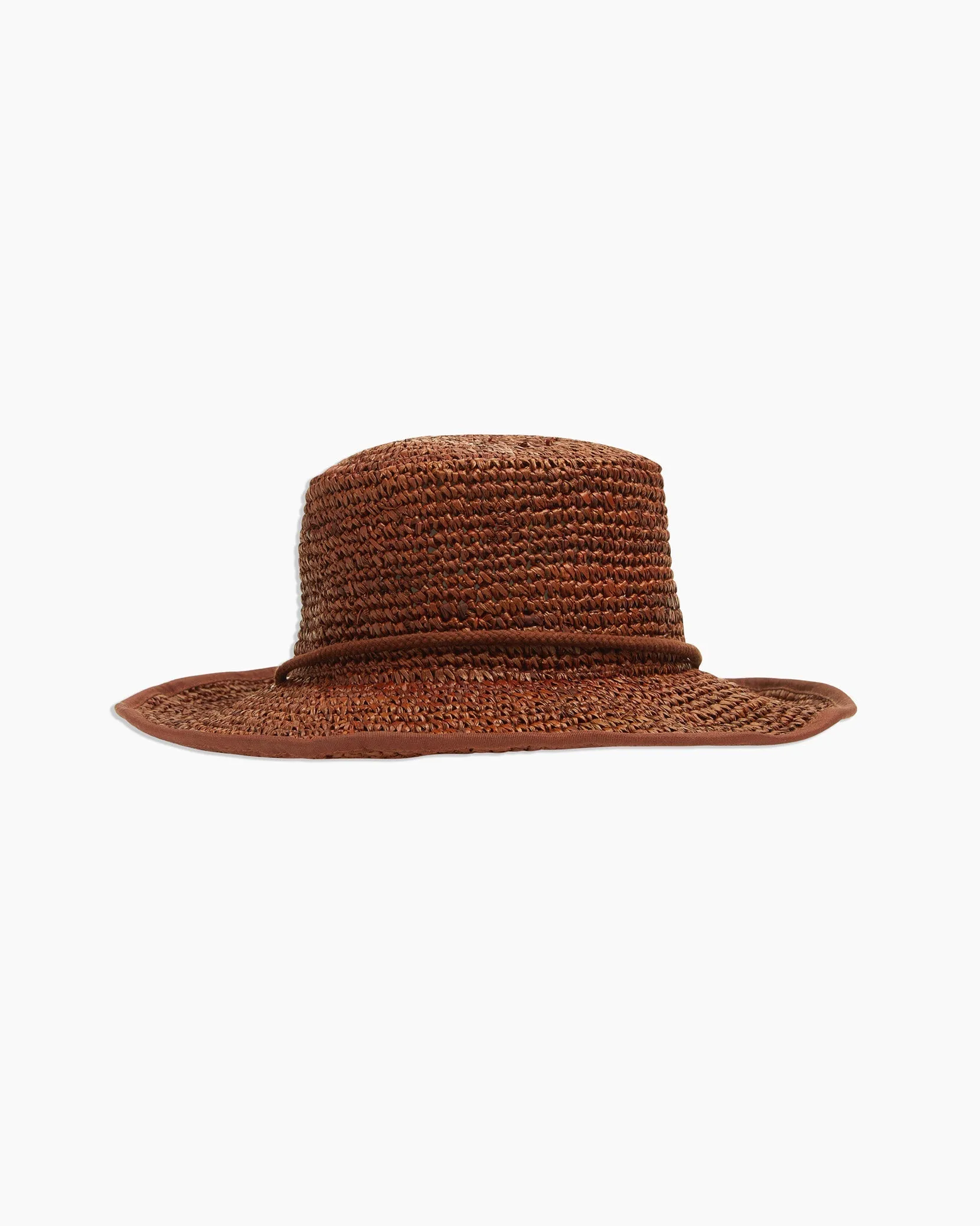 Raffia Boat Hat | Paprika