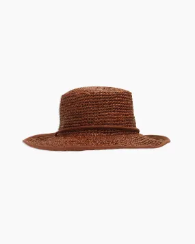 Raffia Boat Hat | Paprika