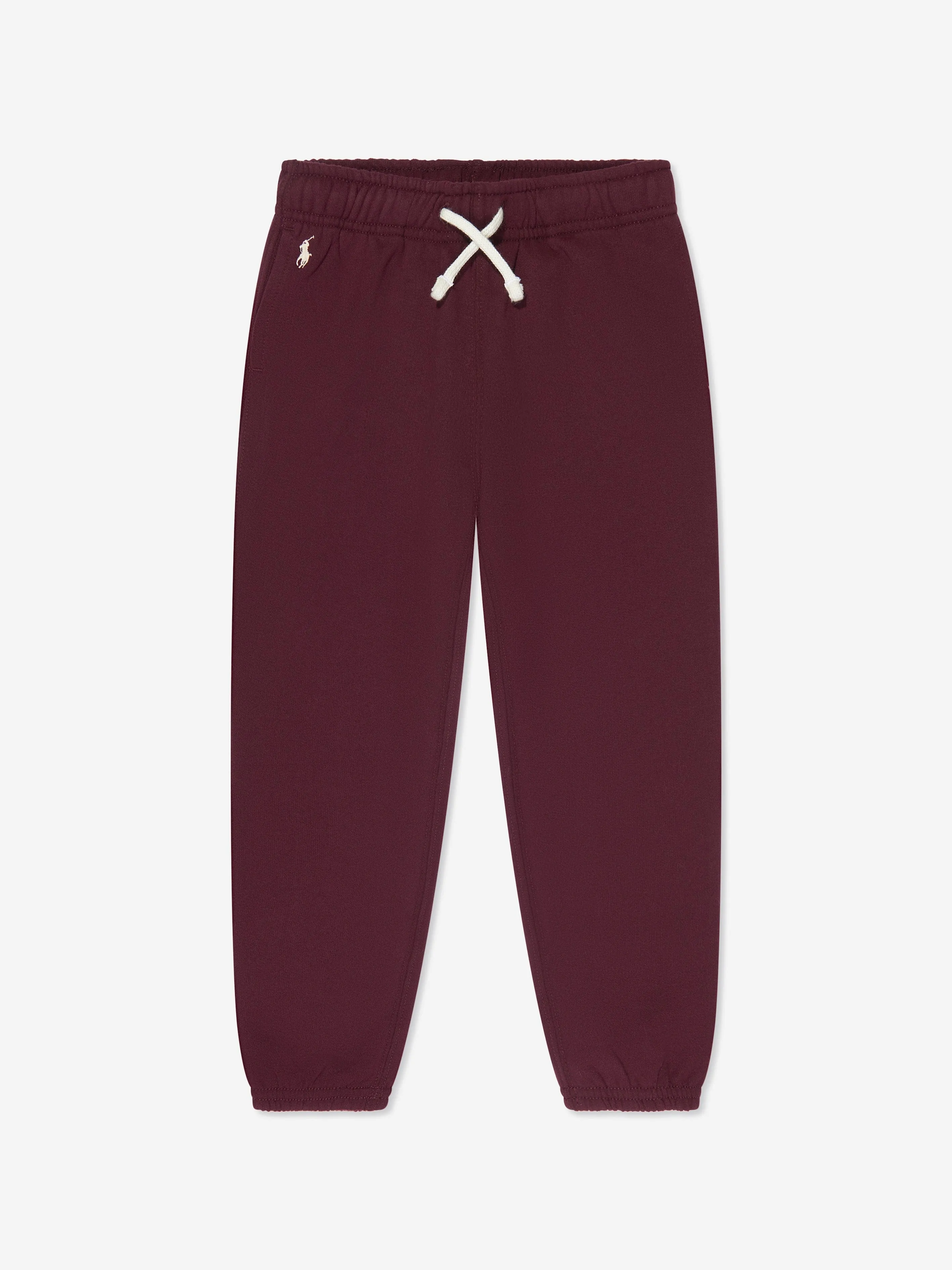 Ralph Lauren Girls Logo Joggers in Red