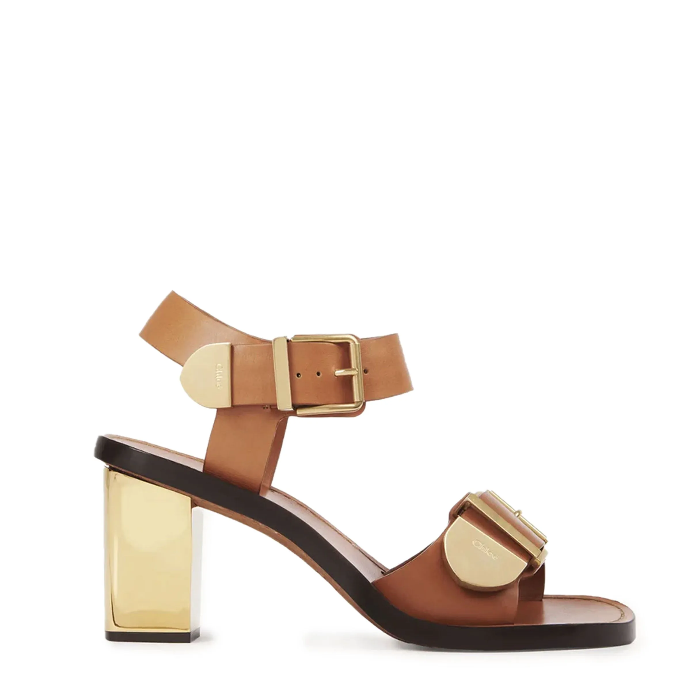 Gold Rebecca Heel, 70 Luminous Ochre