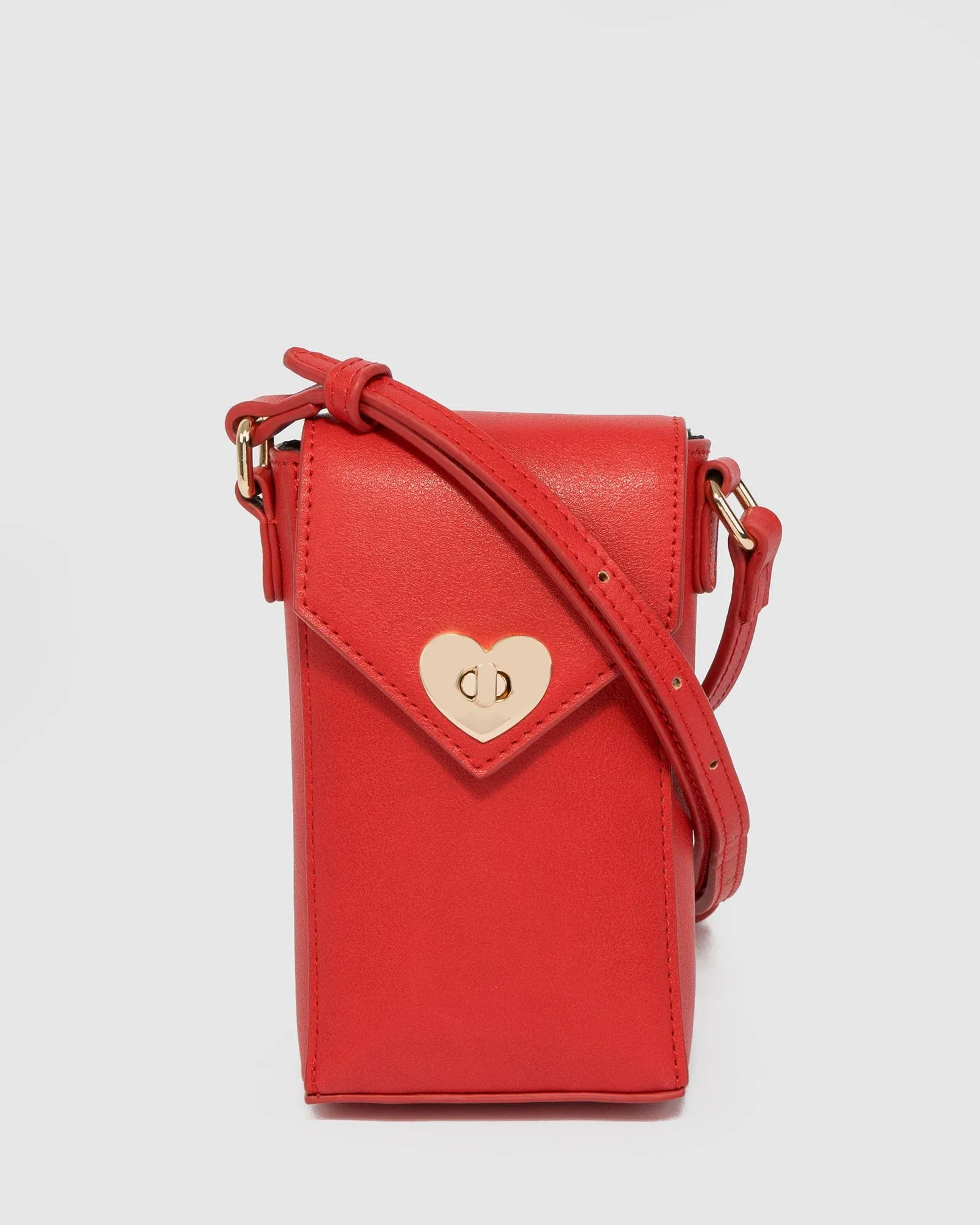 Red Abby Mobile Crossbody Phone Bag