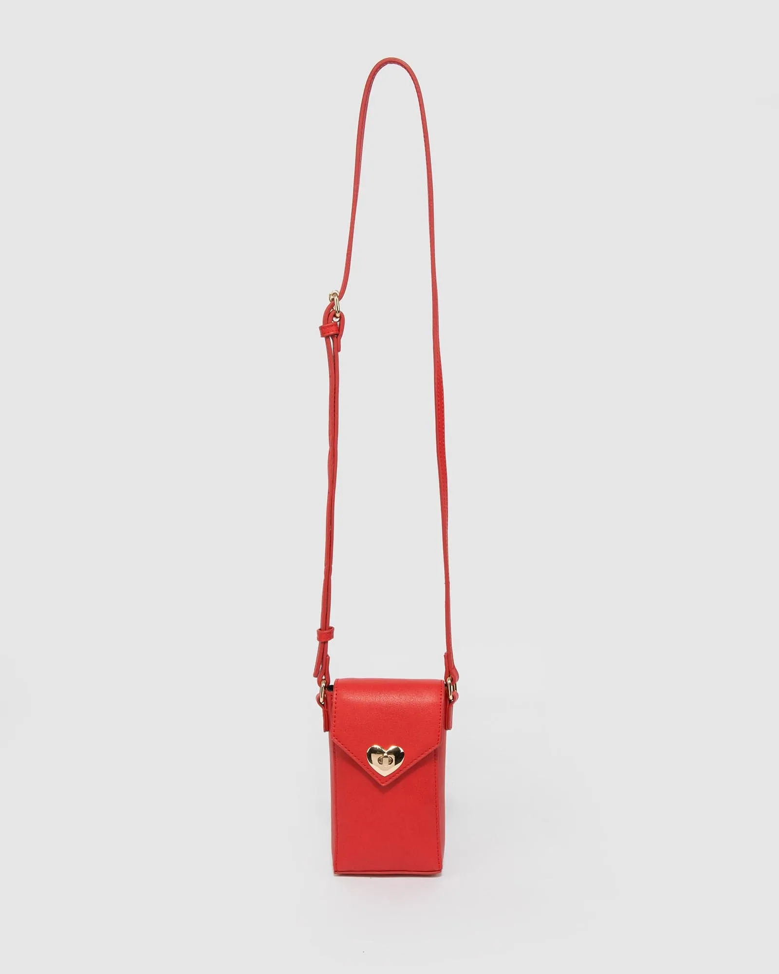 Red Abby Mobile Crossbody Phone Bag