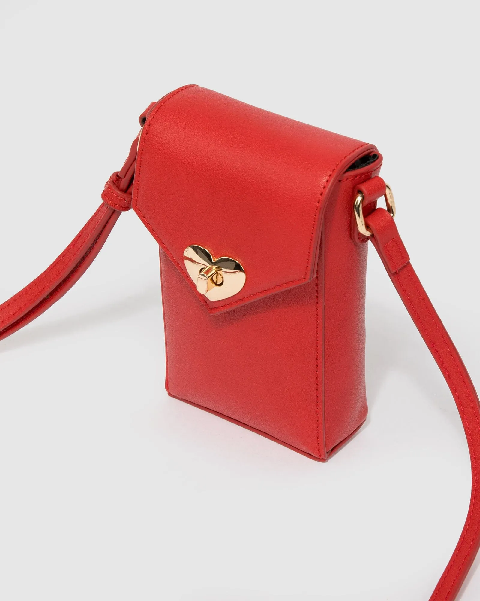 Red Abby Mobile Crossbody Phone Bag