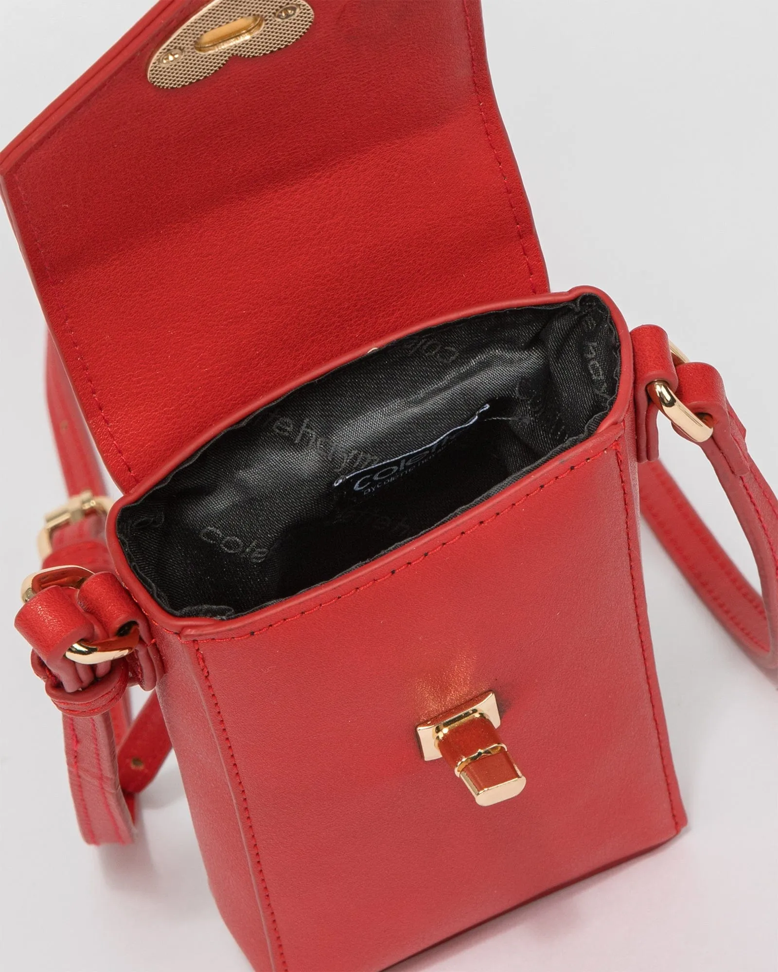 Red Abby Mobile Crossbody Phone Bag