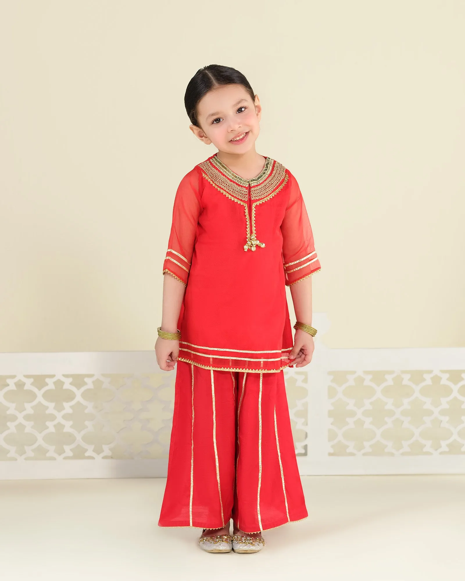 Red Two-Piece Outfit from Eastern Collection