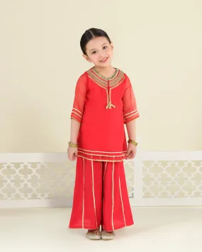 Red Two-Piece Outfit from Eastern Collection