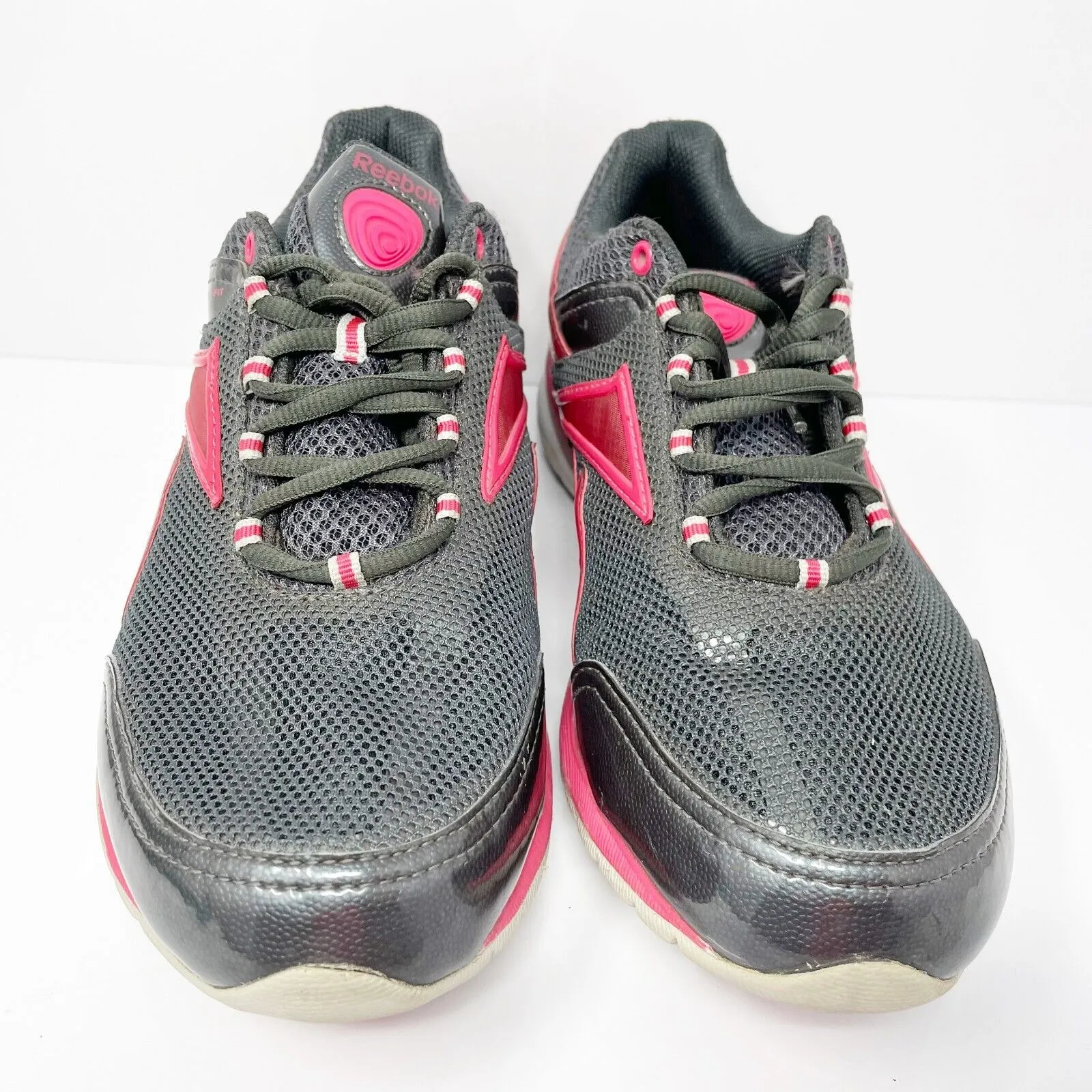 Reebok Womens EasyTone V64549 Black Casual Shoes Sneakers Size 8.5