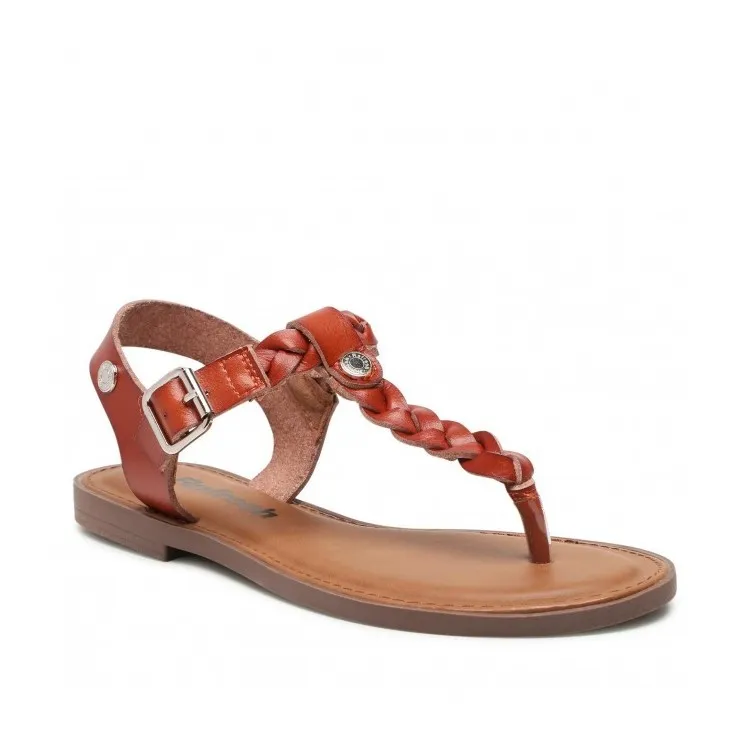 Sandals Women's Flip Flops Flat Leather