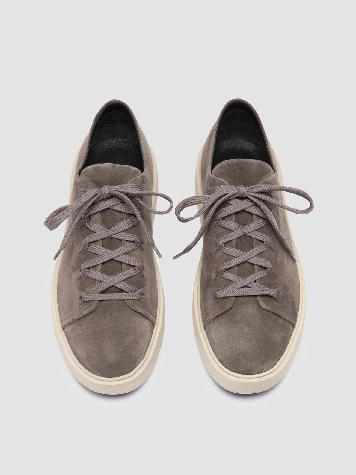 REMASTER 001 - Grey Suede Low Top Sneakers