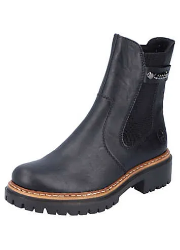 Black Rieker Chelsea Boots