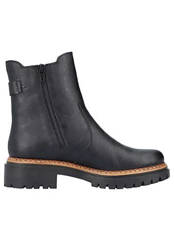 Black Rieker Chelsea Boots