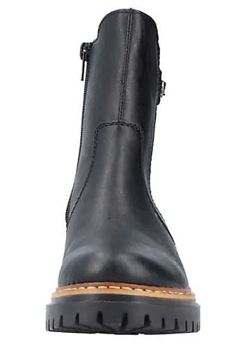 Black Rieker Chelsea Boots