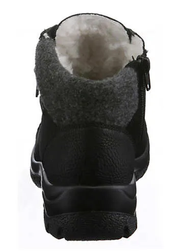 Black Rieker Winter Boots