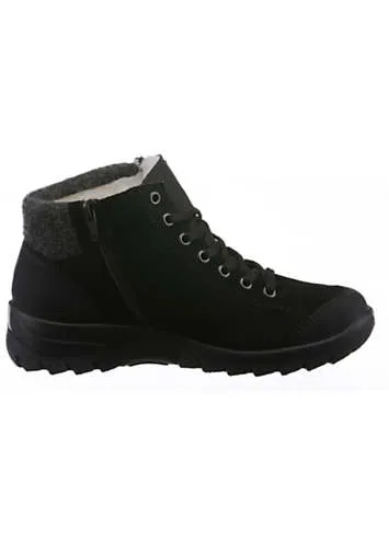 Black Rieker Winter Boots