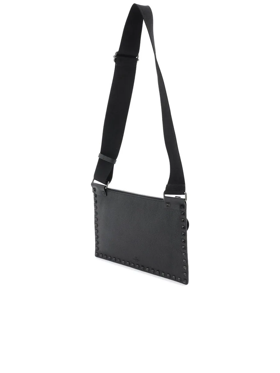 Rockstud Flat Crossbody