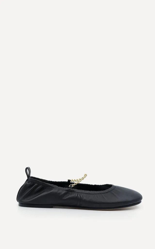 Ronde Ballet Flat | Black