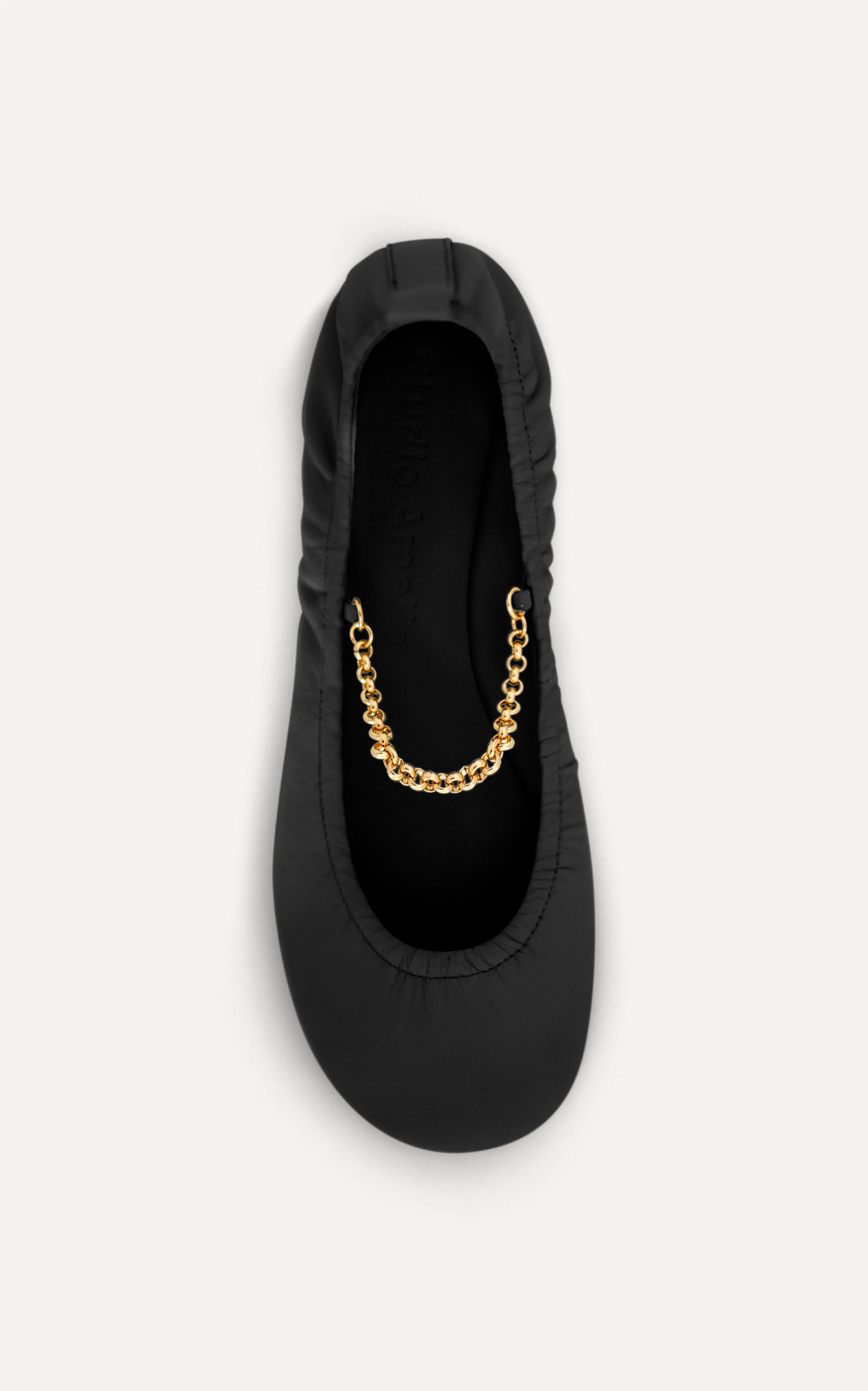 Ronde Ballet Flat | Black