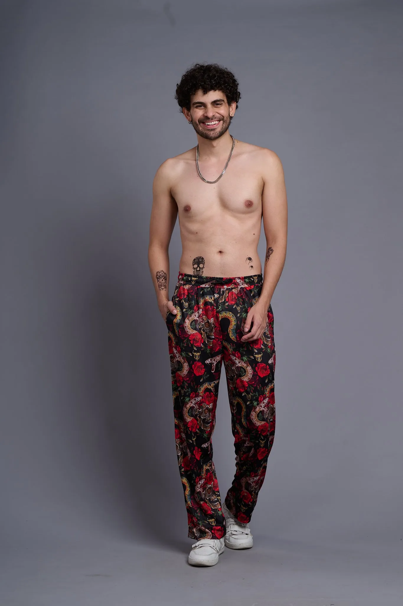 Rose with Sneak Printed Joggers for Men