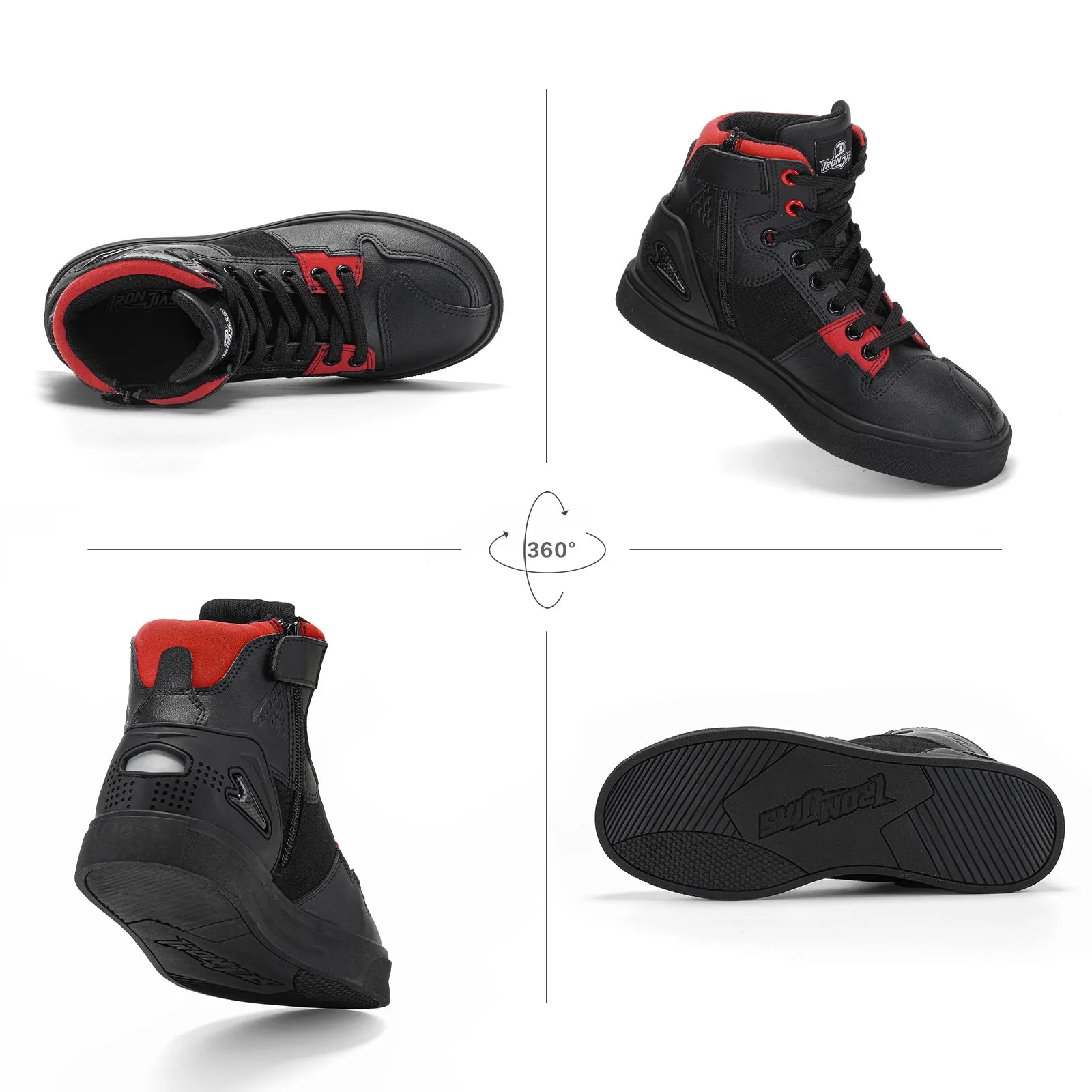 Rubber Sole Protective Motorcycle Shoes | XZ005