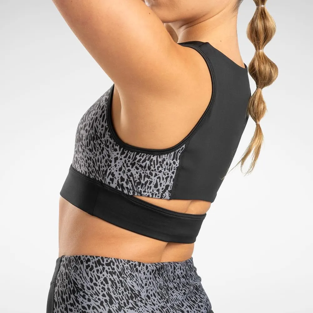 Running AOP Bra printed black