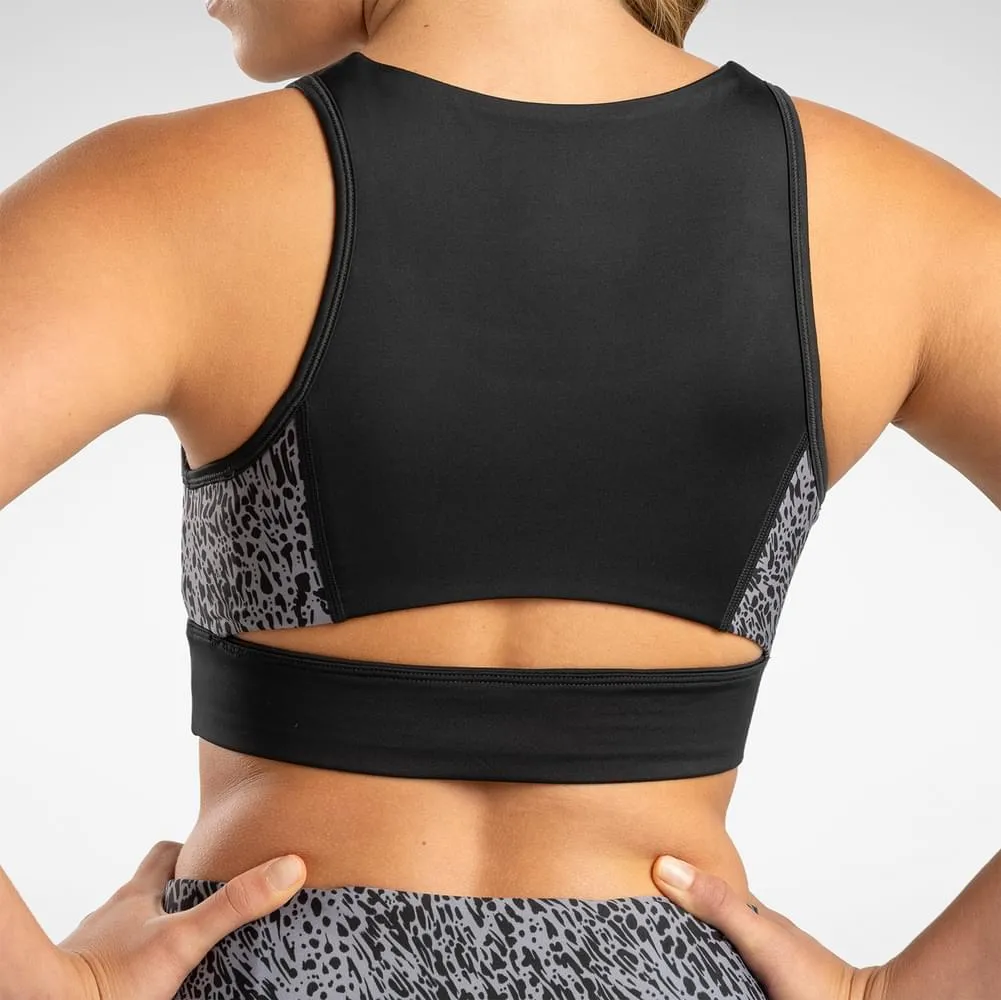 Running AOP Bra printed black