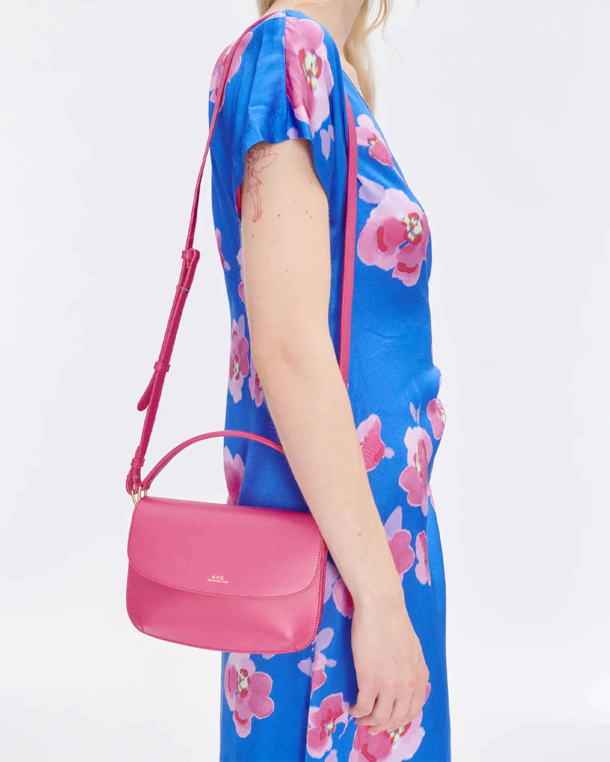 Sac Sarah Shoulder Mini Fuchsia