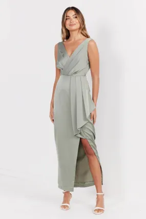 Sage Green Goddess Dress