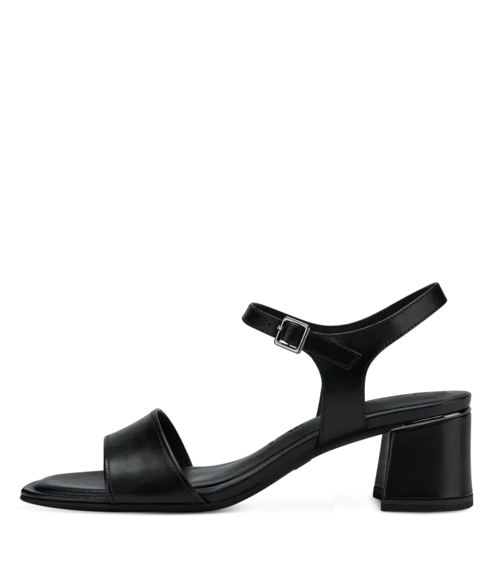 Sandal with heel By Tamaris -Black