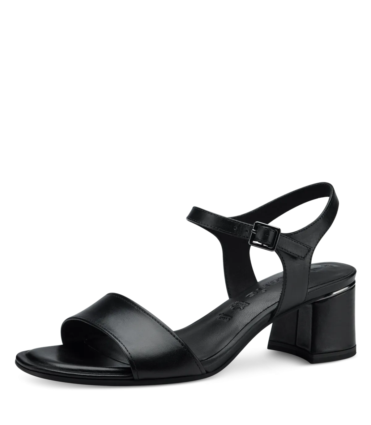 Sandal with heel By Tamaris -Black