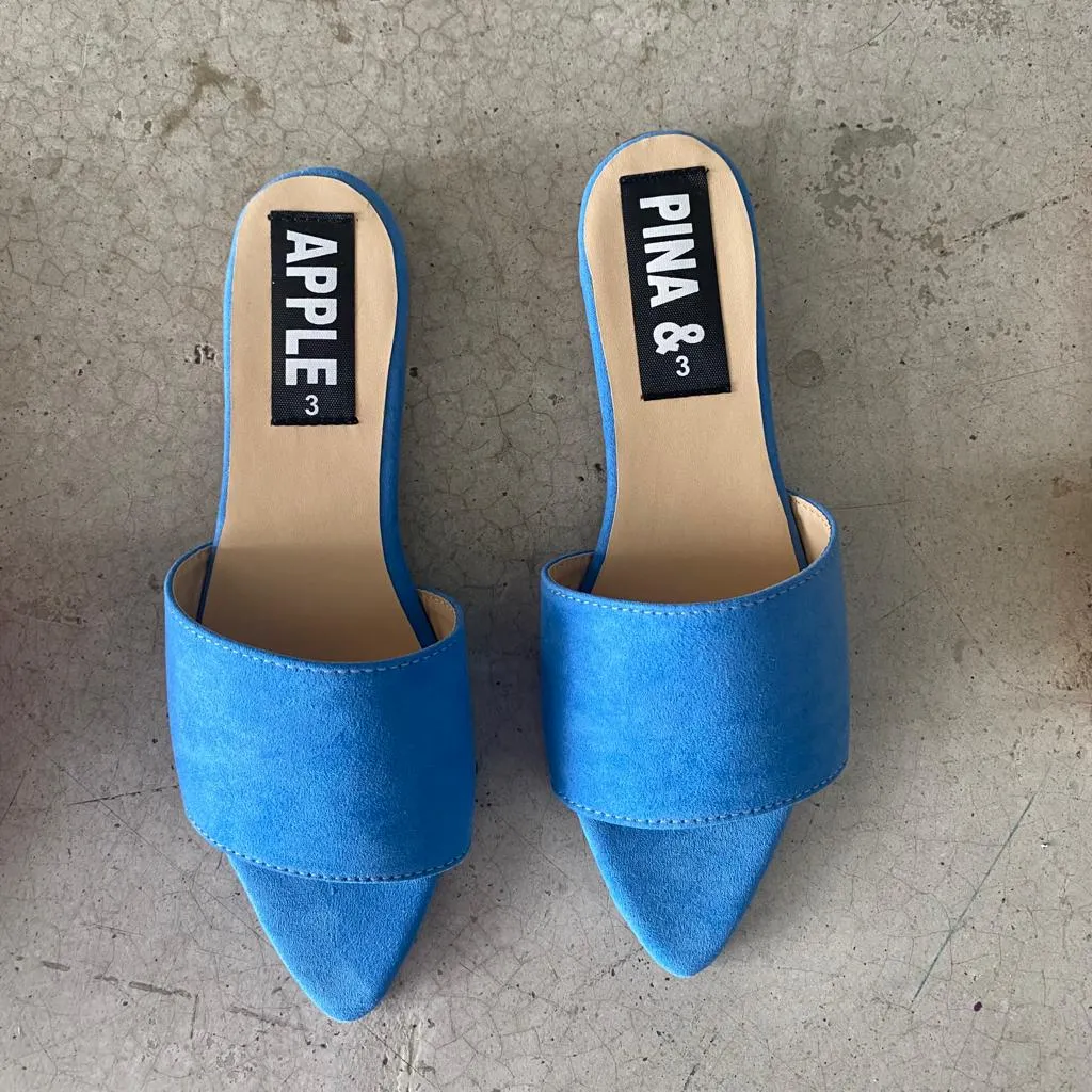 Blue Flat Sandals