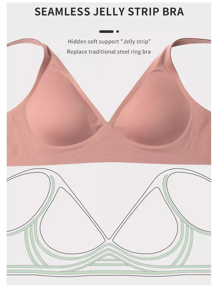 Seamless Dusky Plum Bra