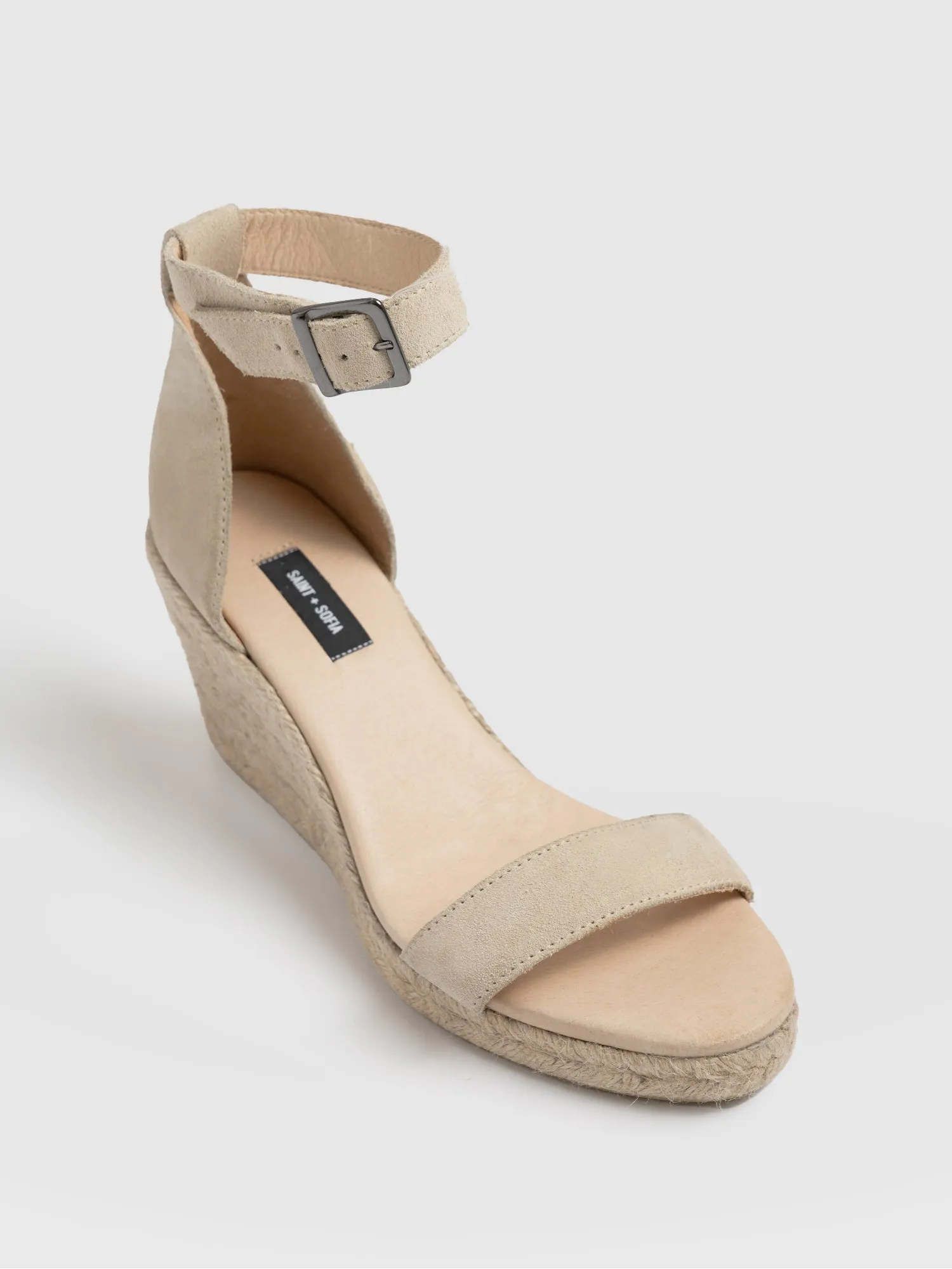 Cream Serena Espadrille Wedges