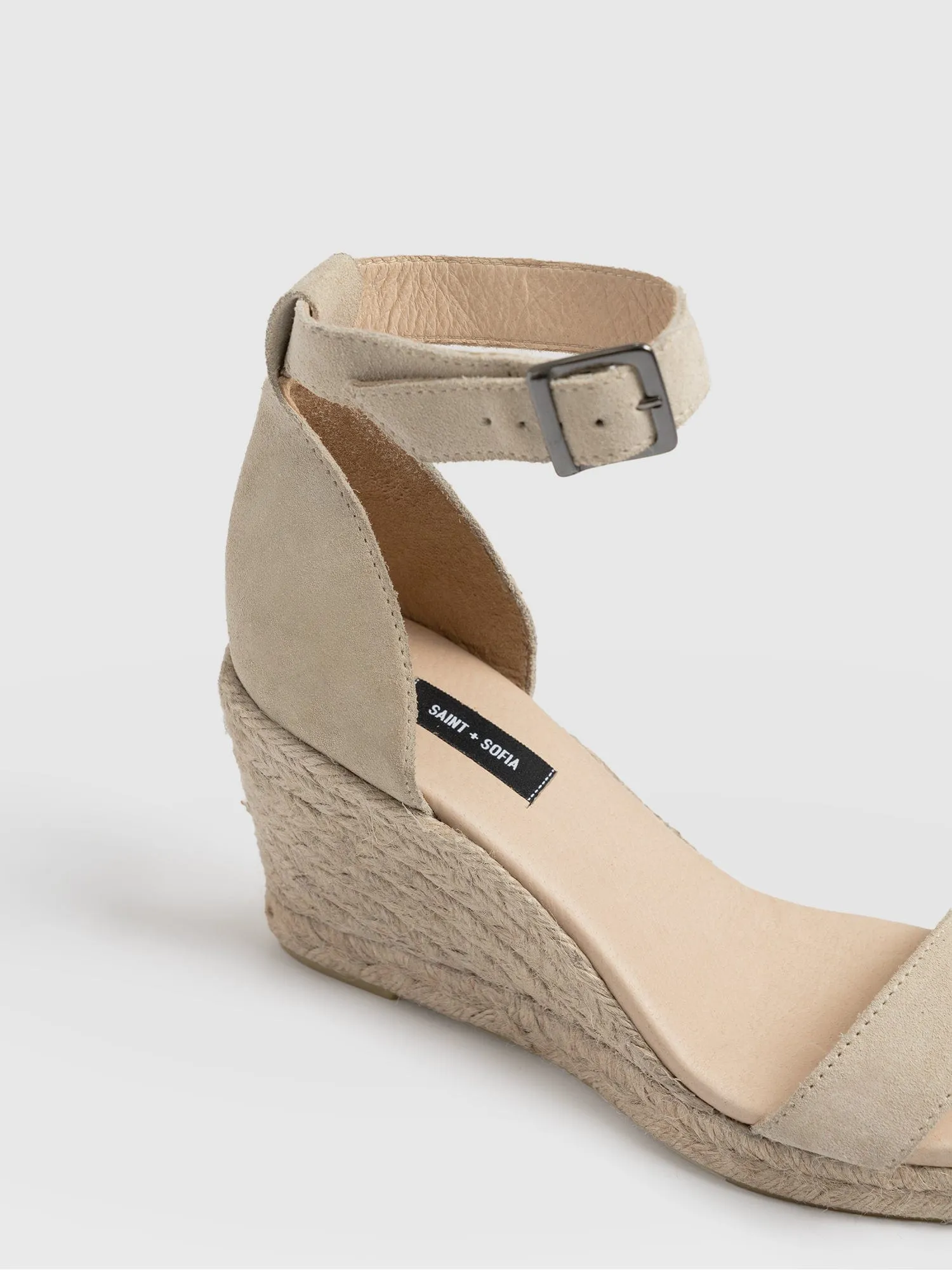 Cream Serena Espadrille Wedges