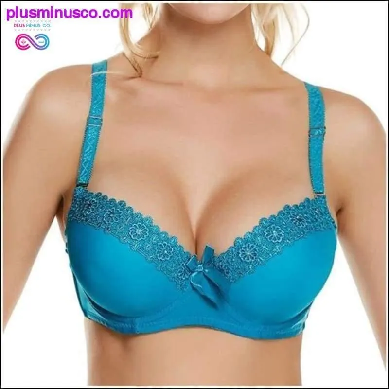 Sexy Lace Fashion Women Bow Push Up Bra Lingerie B Cup