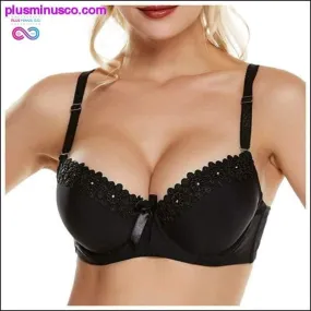 Sexy Lace Fashion Women Bow Push Up Bra Lingerie B Cup