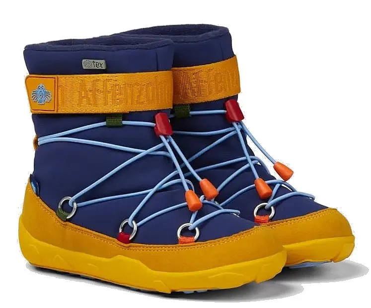 shoes Affenzahn Snow Boot Vegan Snowy Toucan - Dark Blue - kid´s