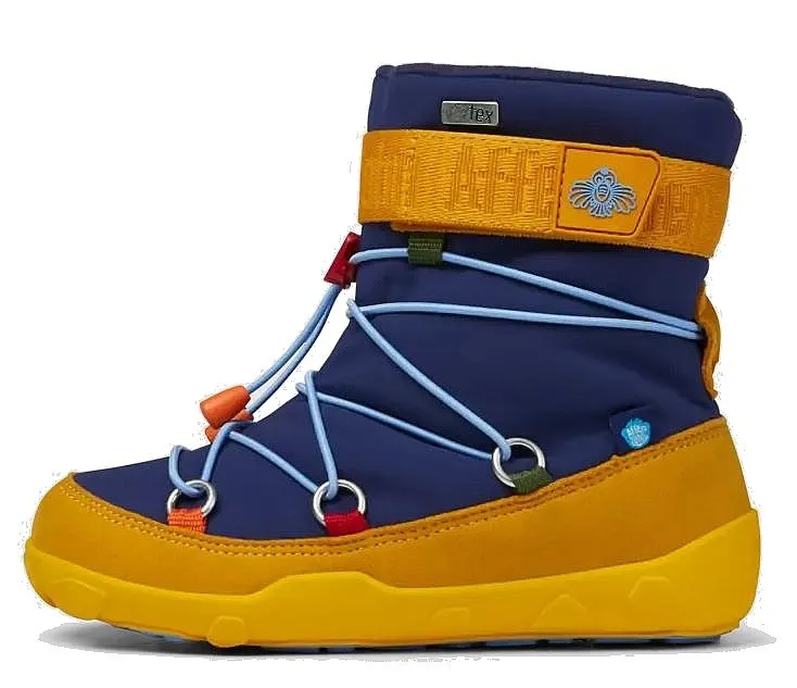 shoes Affenzahn Snow Boot Vegan Snowy Toucan - Dark Blue - kid´s