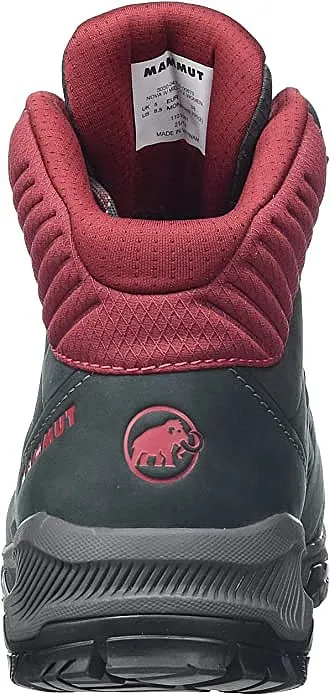 shoes Mammut Nova IV Mid GTX - Black/Blood Red - women´s