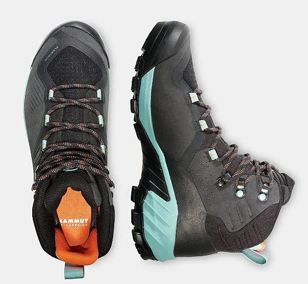 shoes Mammut Sapuen High GTX - Black/Dark Frosty - women´s