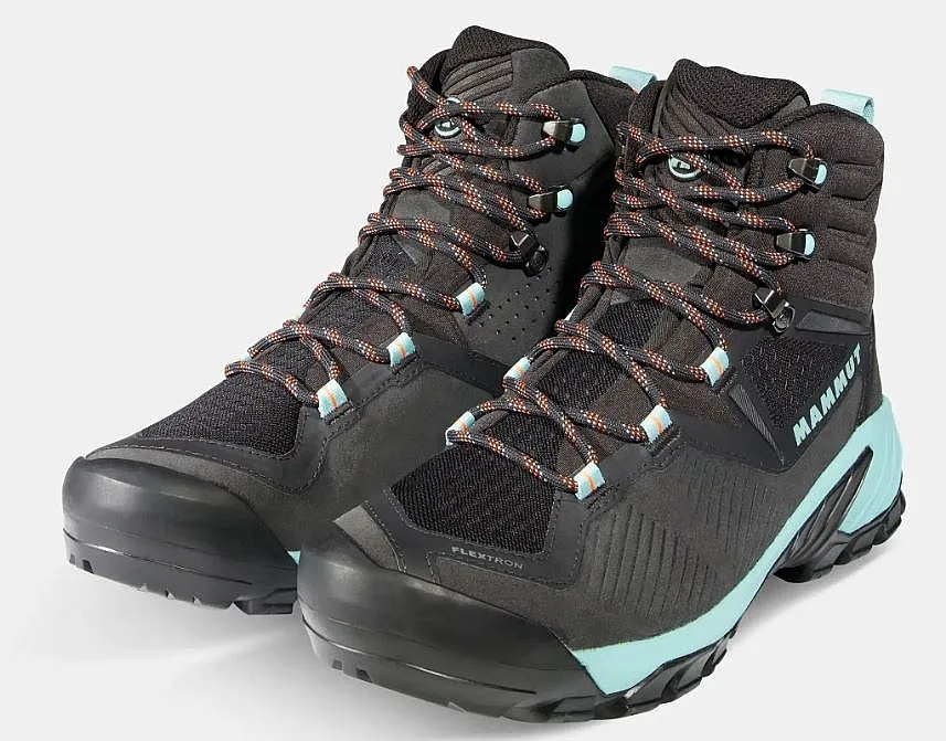 shoes Mammut Sapuen High GTX - Black/Dark Frosty - women´s