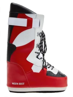 shoes Tecnica Moon Boot Icon Sneaker Hi - White/Red/Black