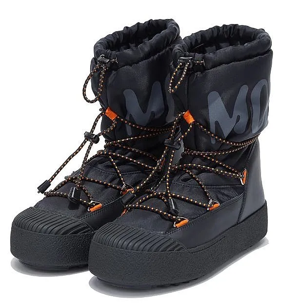 shoes Tecnica Moon Boot LTrack Polar - Black/Orange - women´s