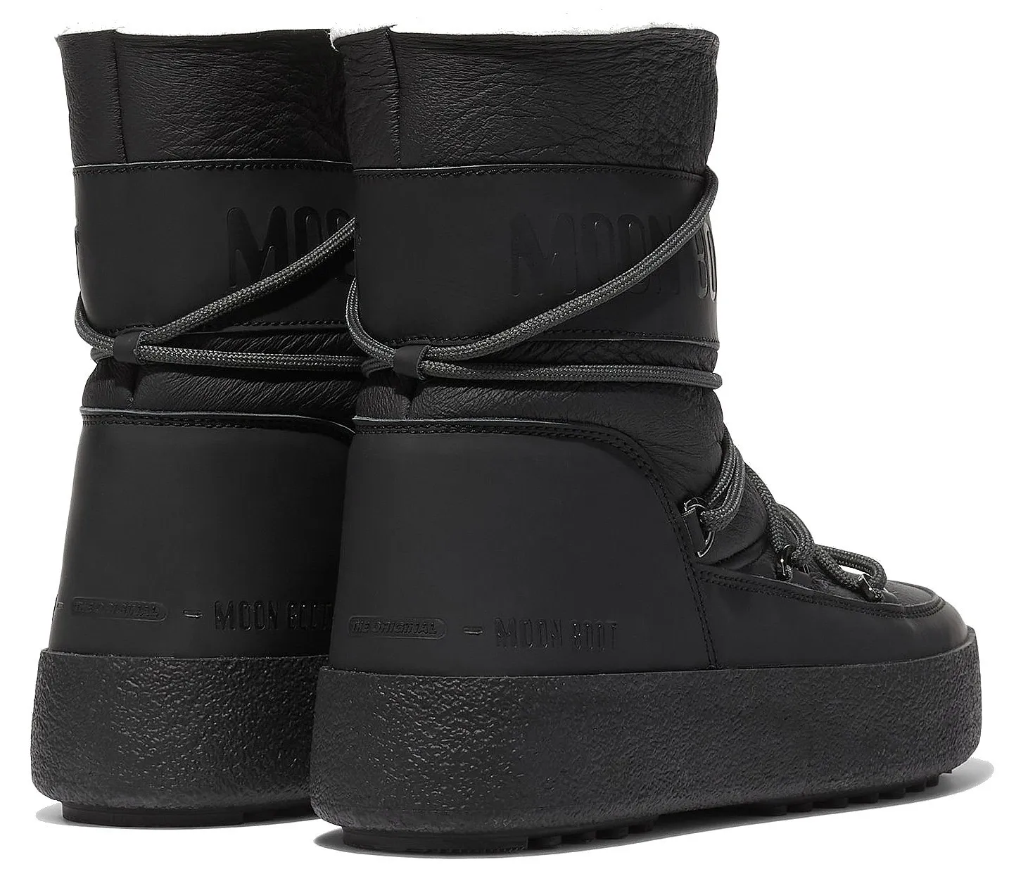 shoes Tecnica Moon Boot MTrack Tube Shearling - Black