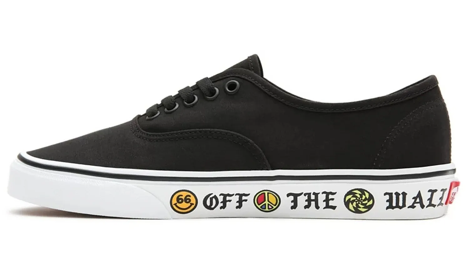 shoes Vans Authentic - Sidewall/OTW/Black