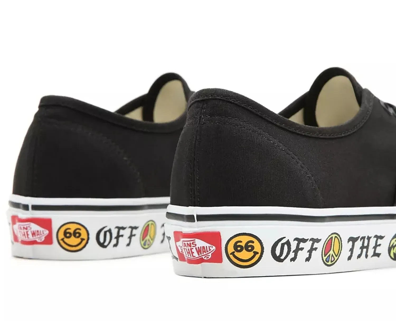 shoes Vans Authentic - Sidewall/OTW/Black