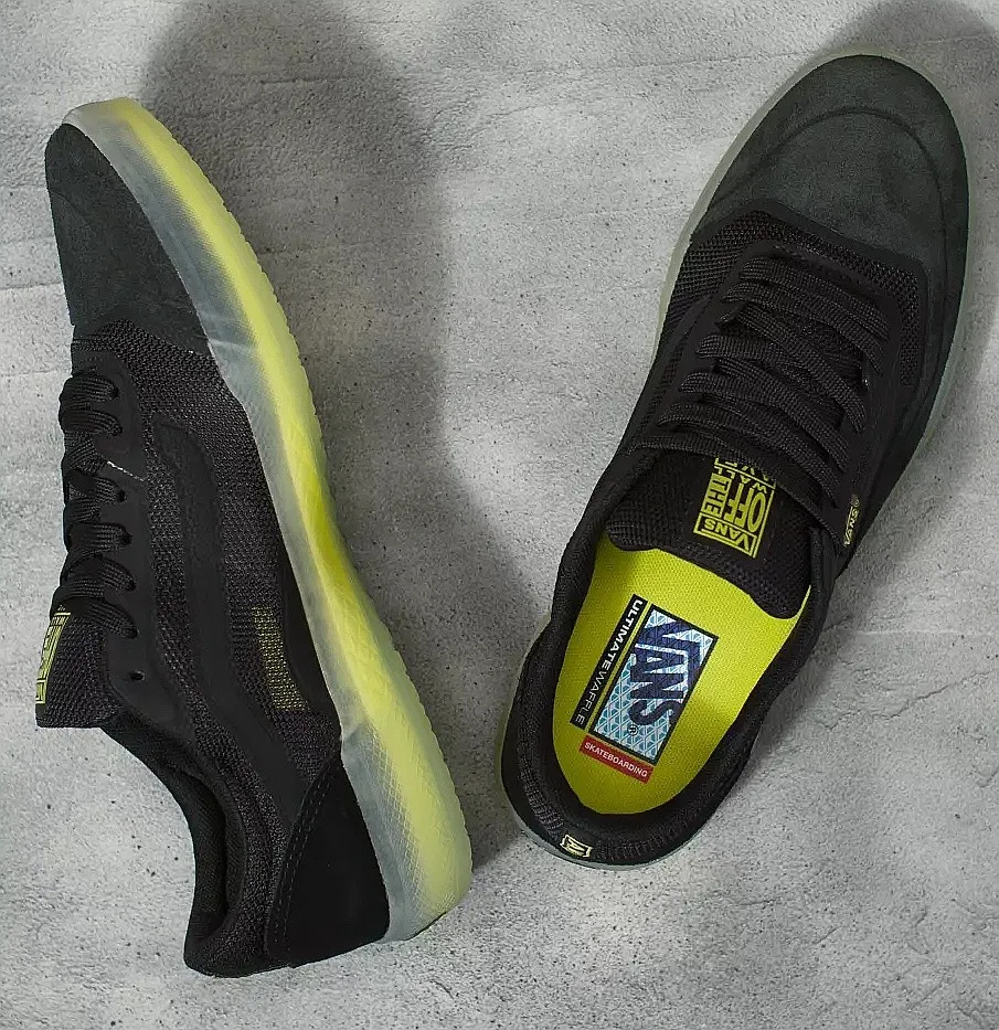 shoes Vans AVE - Black/Sulphur - men´s